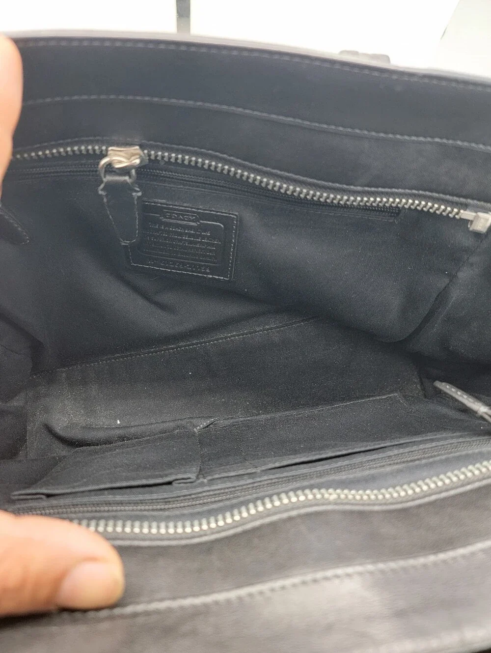 Coach Limited Edition Black Legacy Medium Candace Calf Hair Leather Satchel